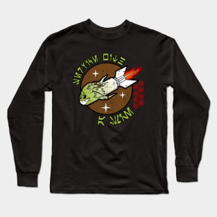 Service With a Smile Nose Art Long Sleeve T-Shirt